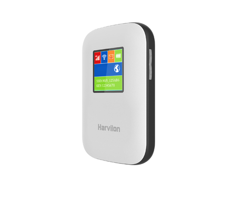 2700mAh-3000mAh Mobile 4G Router With Screen Black Unlocked