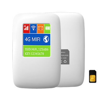 3000mAh 4G LTE Wireless MiFi Router WIFI Hotspot With LCD Screen International Band