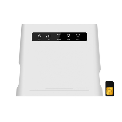 4G LTE Home Router 300Mbps Unlocked With SIM Card Slot 4pcs Non Detachable Antennas