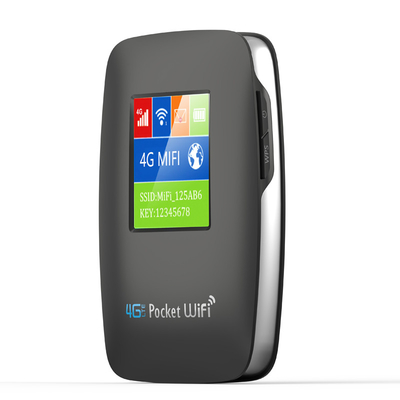 3000mAh Pocket WIFI Hotspot Mobile 4G Router With Screen Black Unlocked