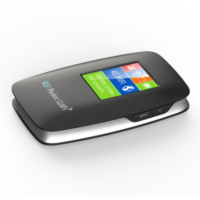 3000mAh Pocket WIFI Hotspot Mobile 4G Router With Screen Black Unlocked