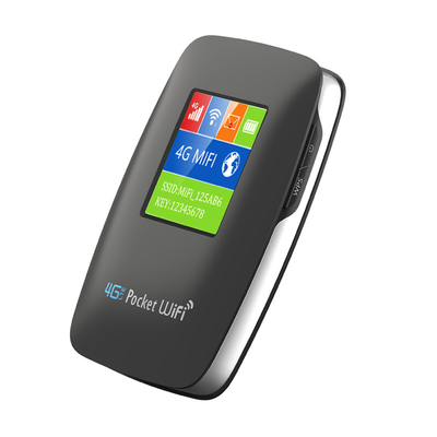 3000mAh Pocket WIFI Hotspot Mobile 4G Router With Screen Black Unlocked