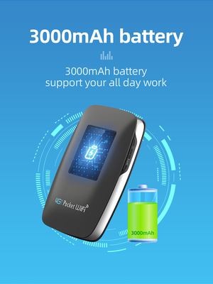 Travel Mobile 4G Router 3000mAh WiFi Router With Sim Card Slot Unlocked
