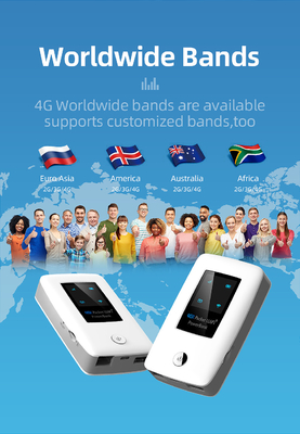 5000mAh 4G Wireless Pocket Router With RJ45 Wan Lan Port