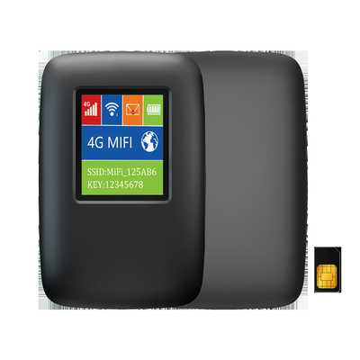 2700mAh-3000mAh 4G Lte MiFi Router 150Mbps 4G Mobile WiFi Hotspot 15 Devices With LCD Screen